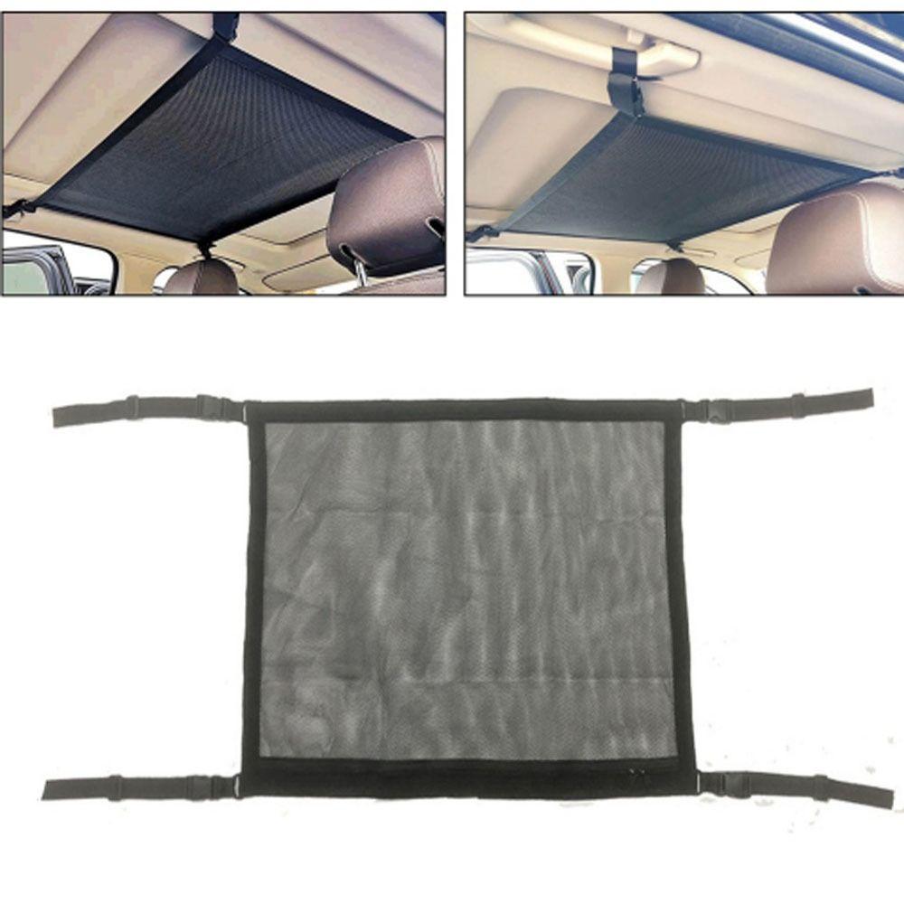 Doppelschichtige Auto-Dachhimmel-Netzaufbewahrung Polyester Überkopf-Aufbewahrungsnetz Decken-Frachtnetz Auto