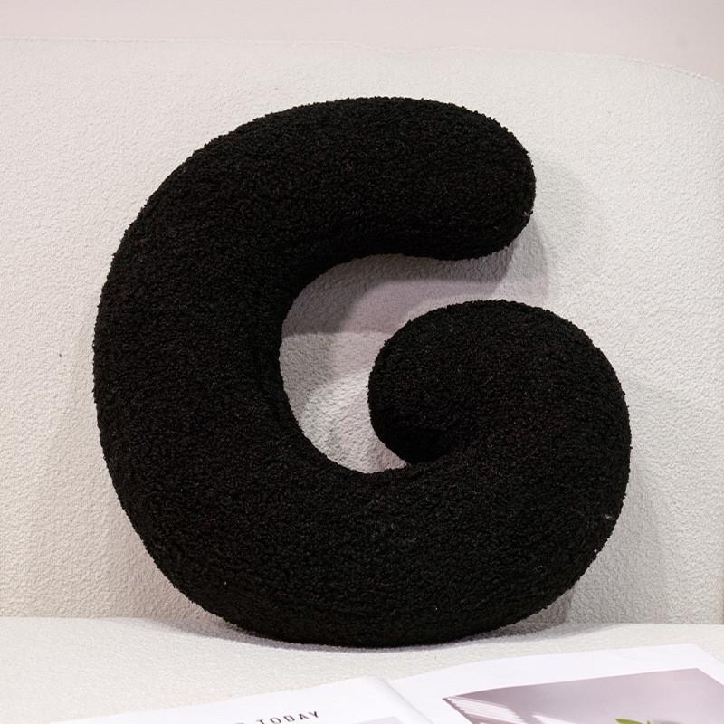 26 English Letters Plush Toy Cartoon Cushion Stuffed Doll Decoration Bedroom