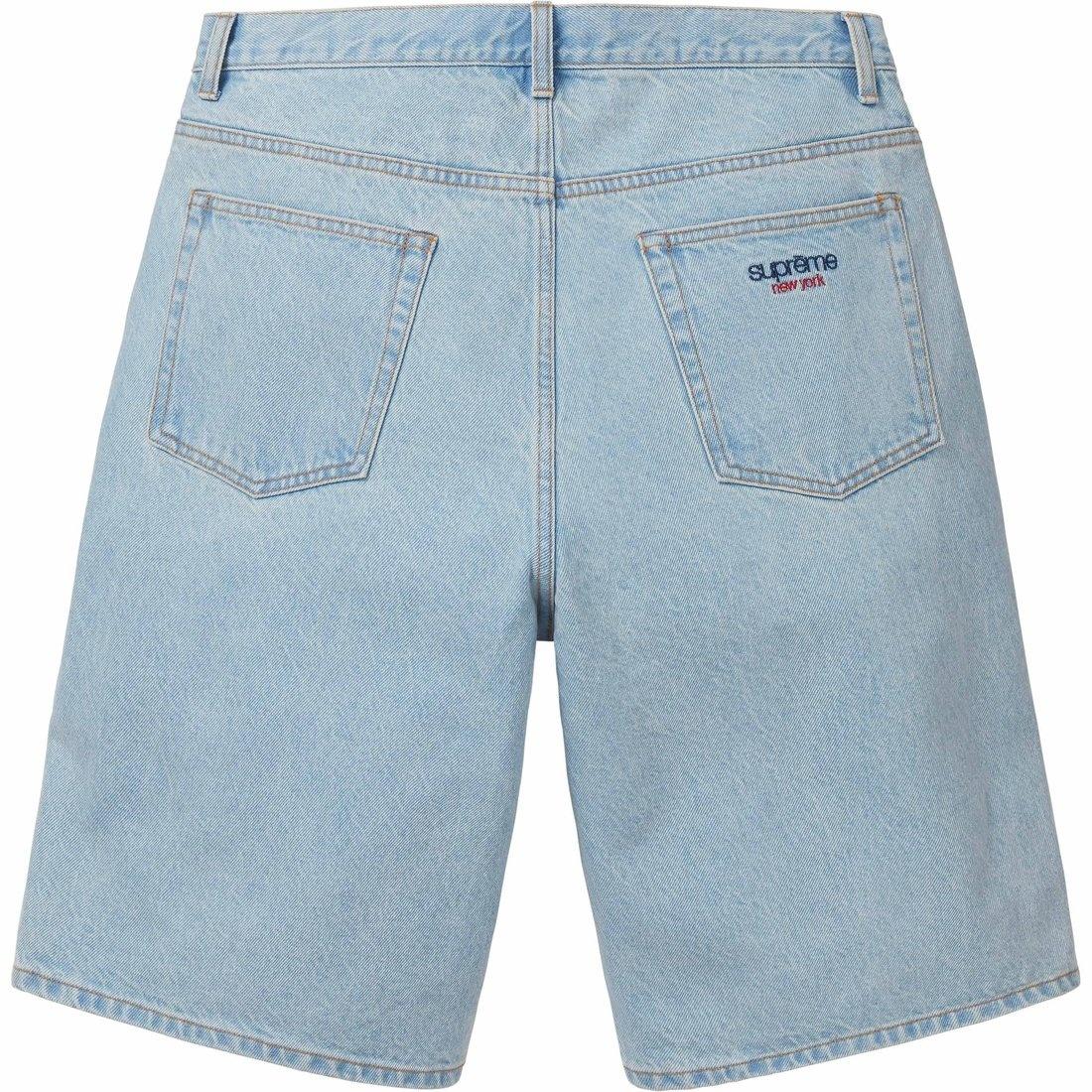 Supreme Baggy Denim Short `Black` Men`s