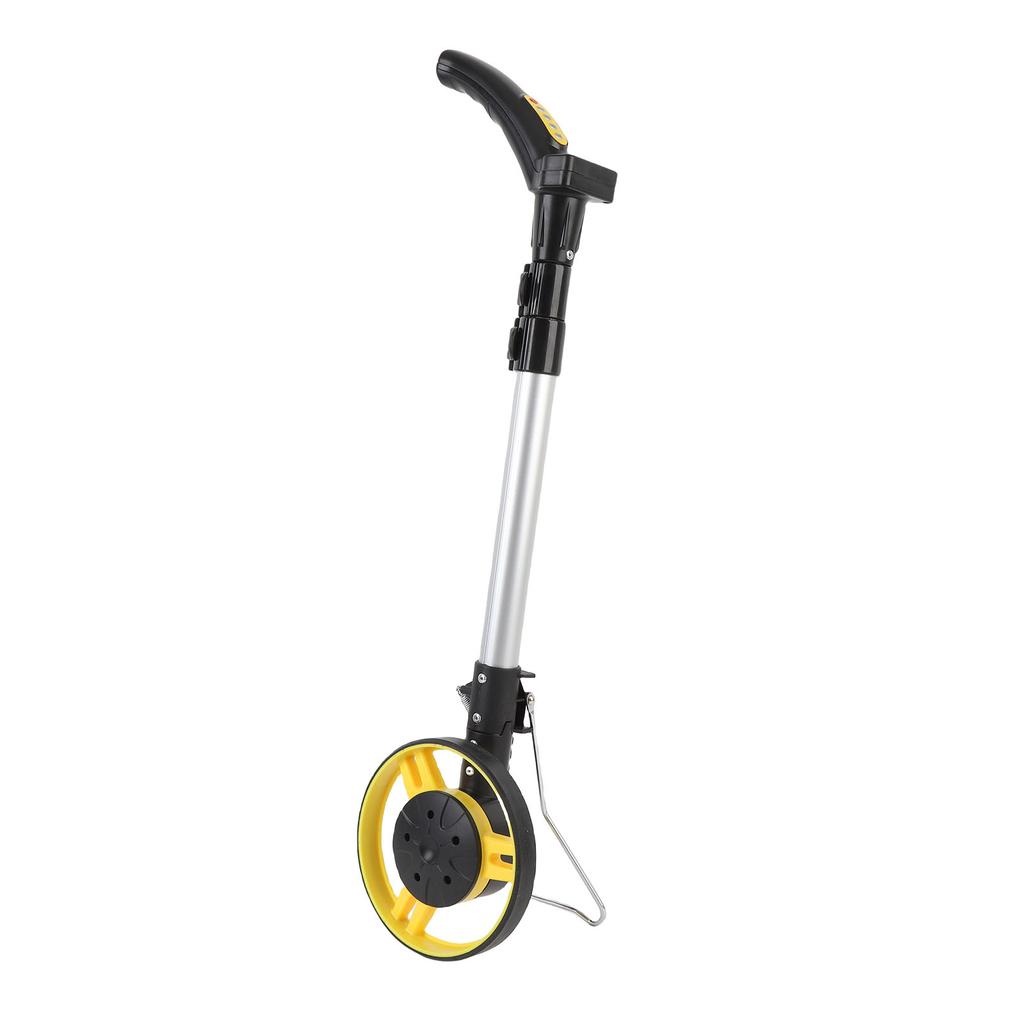 Digital Display Distance Measuring Wheel 99999.9M FT Folding Hand Push Roller Rangefinder with 5M Tape Measure