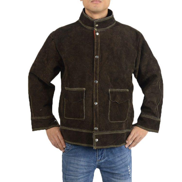 Leather Electric Welding Protective Workwear - Anti-scald Radiation Protection for Welders.