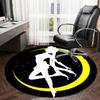 1pc Moonlit Dancer Round Carpet, Made of Polyester,Perfect for Decorating Office Chairs, Living Rooms,fplt058