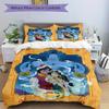 3pcs Aladdin and Princess Jasmine Print Cover Set Ultra Soft, Breathable, and Comfortable Bedding with Stylish Design for Bedroom and Guest Room