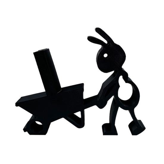 Myra Toalettpappershållare Rolig Fristående Toalettpappershållare Dekorativ Myrdesign Toalettpappersställ för Badrum Bänkskiva Toalett