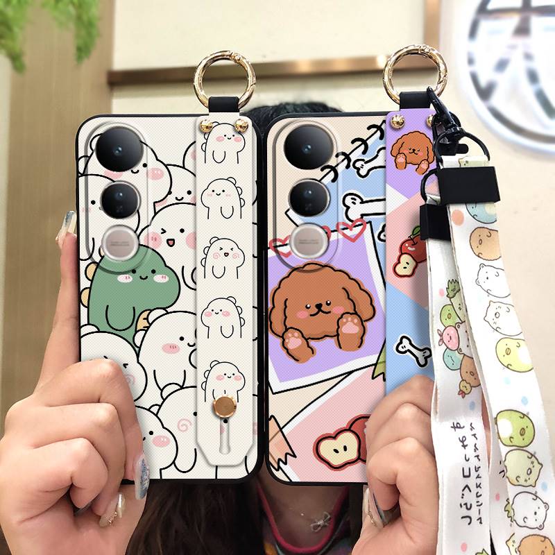 Cartoon Cute Phone Case For VIVO V50 Lite 5G Global Soft case Protective Fashion Design Shockproof Dirt-resistant Ring