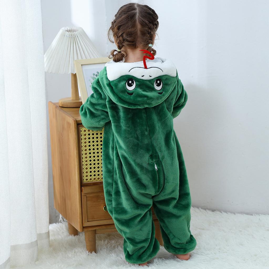 Tuta per Bambini, Tuta Calda in Flanella, Tuta da Arrampicata a Forma di Animale