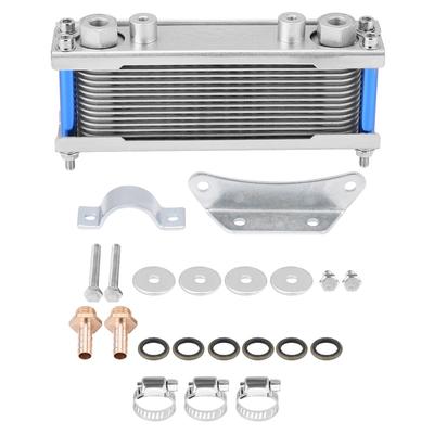 Upgrade Aluminum Motorcycle Engine Oil Cooler Cooling Radiator 50CC200CC Universal