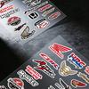 FOR HONDA HRC H WING Waterproof Reflective Motorbike Stickers Easy Peel Removable Decals for Motorcycle Car