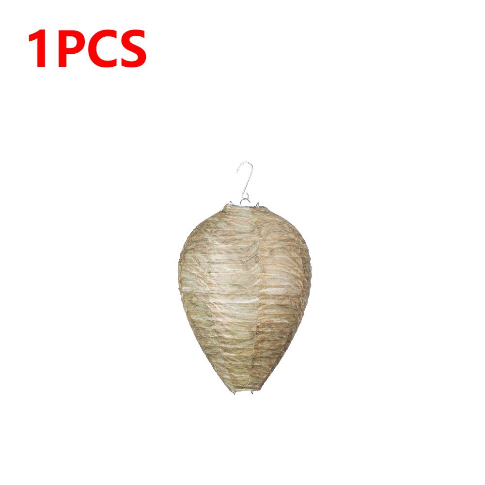 Wiszące gniazdo osy, wabik na zewnątrz, wodoodporny, sztuczny, gniazdo osy, wabik na gniazdo, szerszenie, plastikowe owady, papierowy napęd, ul, latarnia