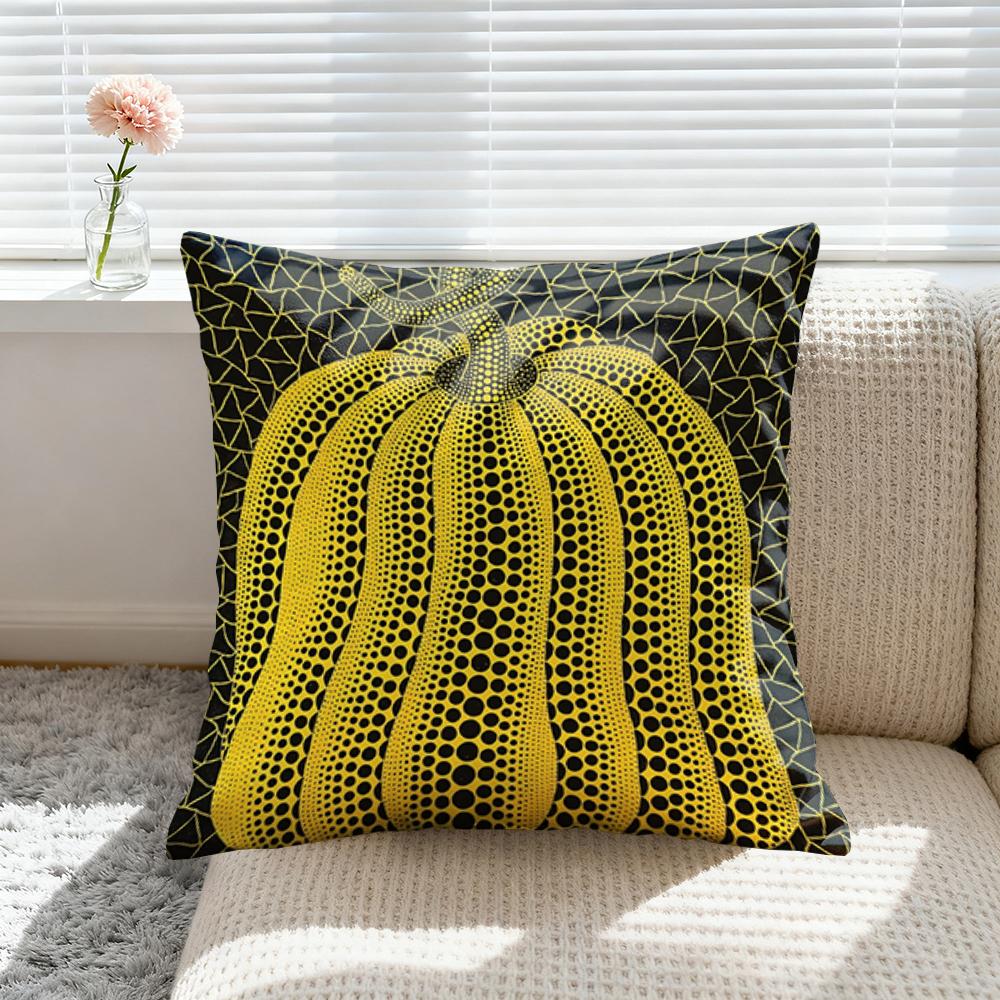 Decorative Cushions Covers 1Pc Cushion Cover Polka Dot Pumpkin Personalized Gifts Room Decorating Items Home Decoration Pillow