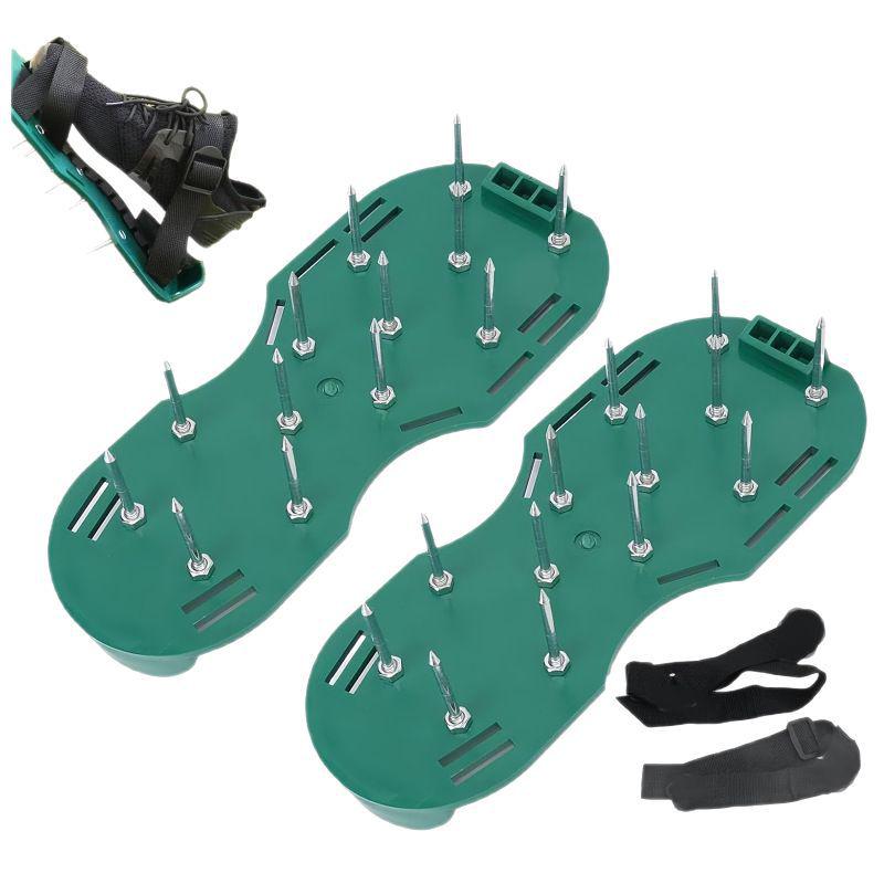 Adjustable Heavy-Duty Lawn Aerator Shoes with Spikes