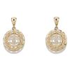 CHANEL Crystal Earrings Women's Gold ABD509-B16786-NY394
