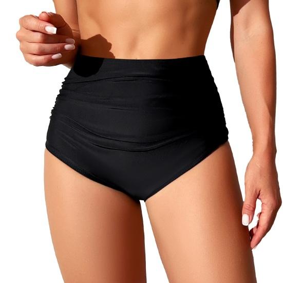 

Swimming Trunks Quick-Drying High Waist Pure Color Men Water Repellent Swim Trunks Hip M