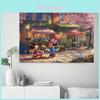Papel de Parede Decorativo para Quarto de Menina Fofo e Estiloso com Tema do Mickey Mouse
