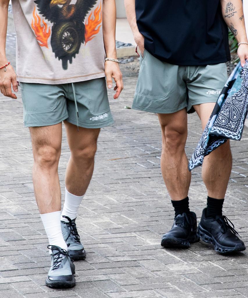 GLACK Ghptar002 6-Panel Shorts (Sage Green)