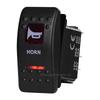 Horn Car Boat SPST Momentary Rocker Toggle Switch Red Led 5 Pins (On) Off 12V 20A 24V 10A for Carling ARB Narva 4x4 Style Switches Seat 3