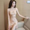 ISLAYCAOLILA Cabaret Mini Club Party Tight Mini Floral Side D32 Ilva Size Women's Dress, Dress, Dress, Dress, Camisole, Print, Sequins, Sleeveless,