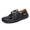 Summer Casual Leather Soft Bottom Sandals Men Classic Roman Sandals Flat Designer Shoes New Outdoor Beach Water Trekking Sandals