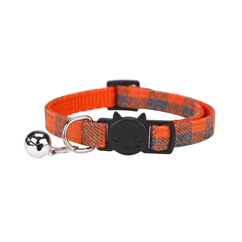 

Модный клетчатый ошейник-бантик для собак и кошек с колокольчиками, регулируемые аксессуары для домашних животных для кошек, ошейники для кошек Gotas Sphynx Katten, принадлежности Neck 20-30cm