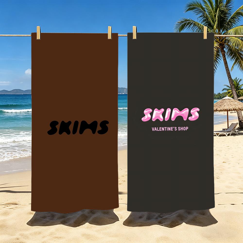 Jmg Household Supplies S-Skims Towel Polyester Beach Towel Quick Dry Sand Free Bath Towel For Summer Pool Travel Vacation