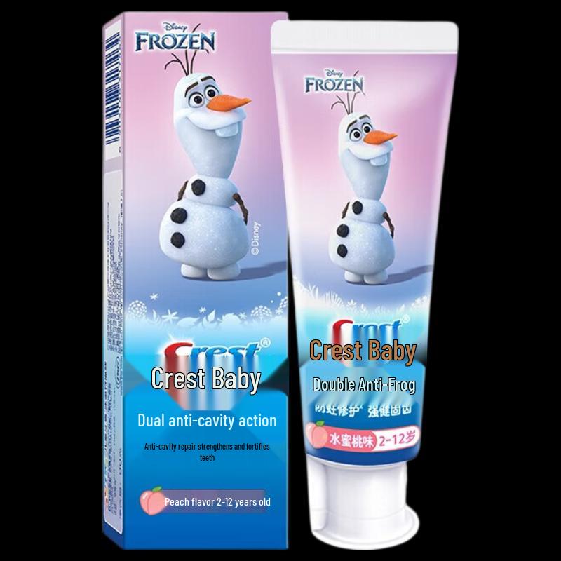 Crest Dual Action Anti-Cavity Kids Toothpaste, Olaf Edition