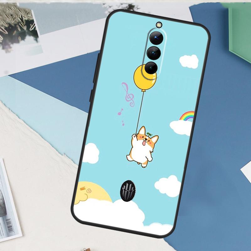 

Cute Corgi Dog Case For ZTE Nubia Red Magic 10 8 9 8S 9S 10S Pro Plus Air 6 7 7S RedMagic 11 Pro Plus Cover Red Magic 10 Air