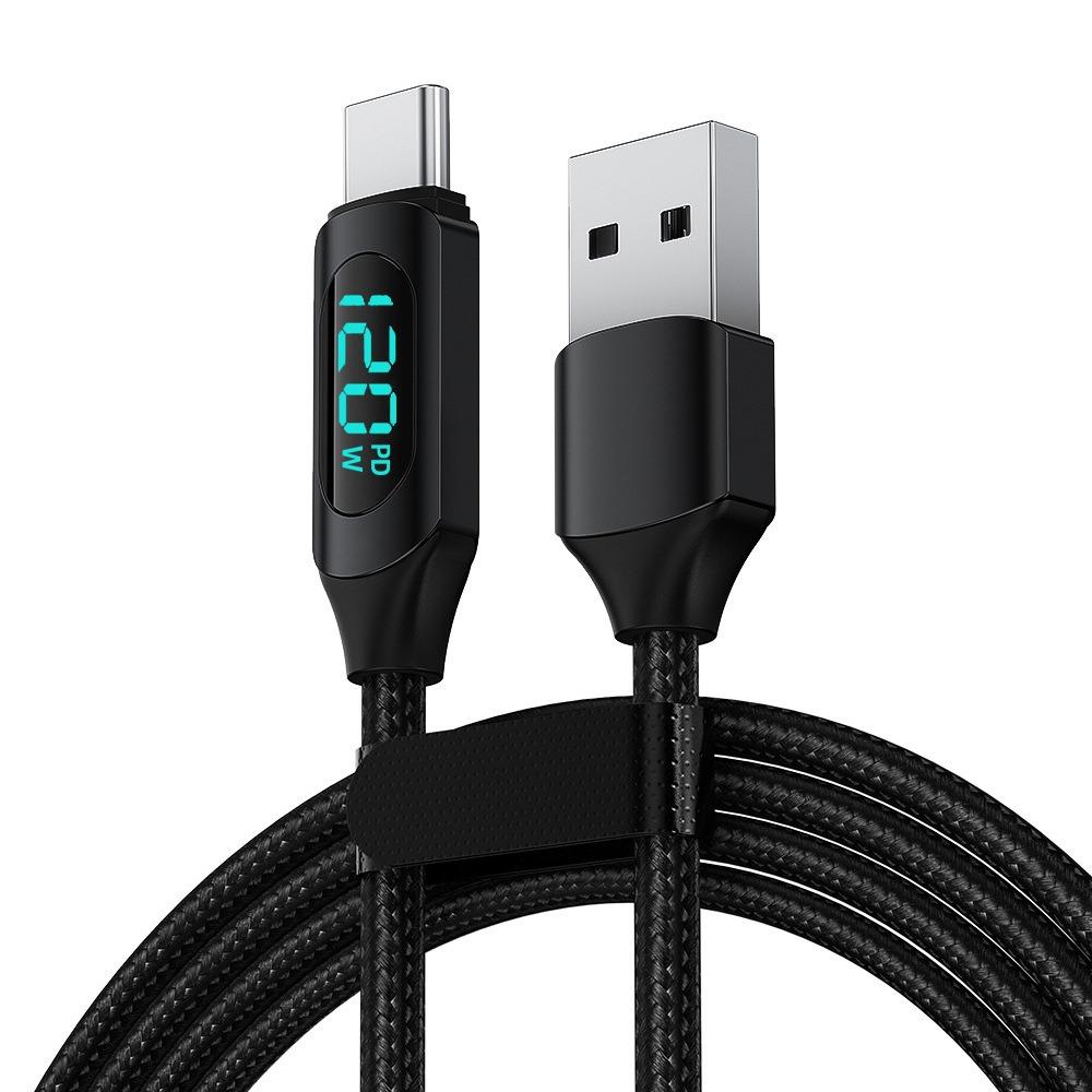 

120W USB C Data Cable PD Fast Charging Phone Charger Cord For iPhone Samsung Xiaomi Macbook Type C To Type C Quick Charge Cable 1m