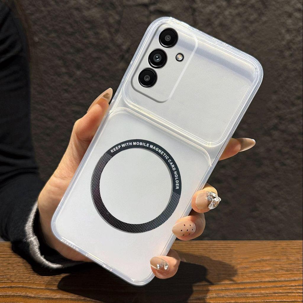 Metallic Finish Magnetic TPU Phone Case for Samsung Galaxy A17 4G/5G,A16,A15,A14 LTE,A13 5G,A05s,A04s Shockproof Matte Soft Cover