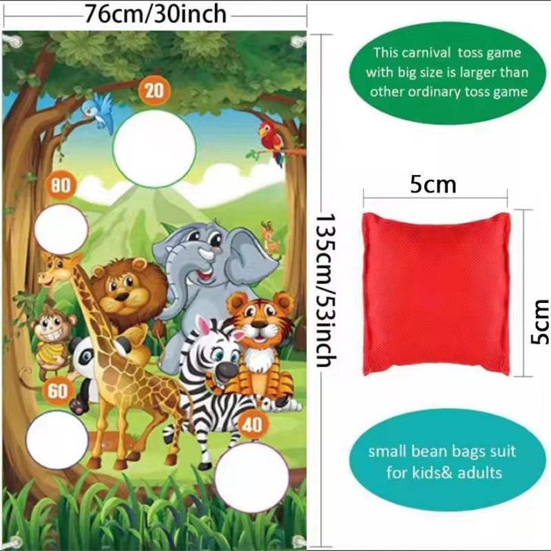 Throw Play Bean Bags Toy Game Safe Tossing Throwing Bags for Adults  Outdoor Xmas Party Carnival Games Toys for Children