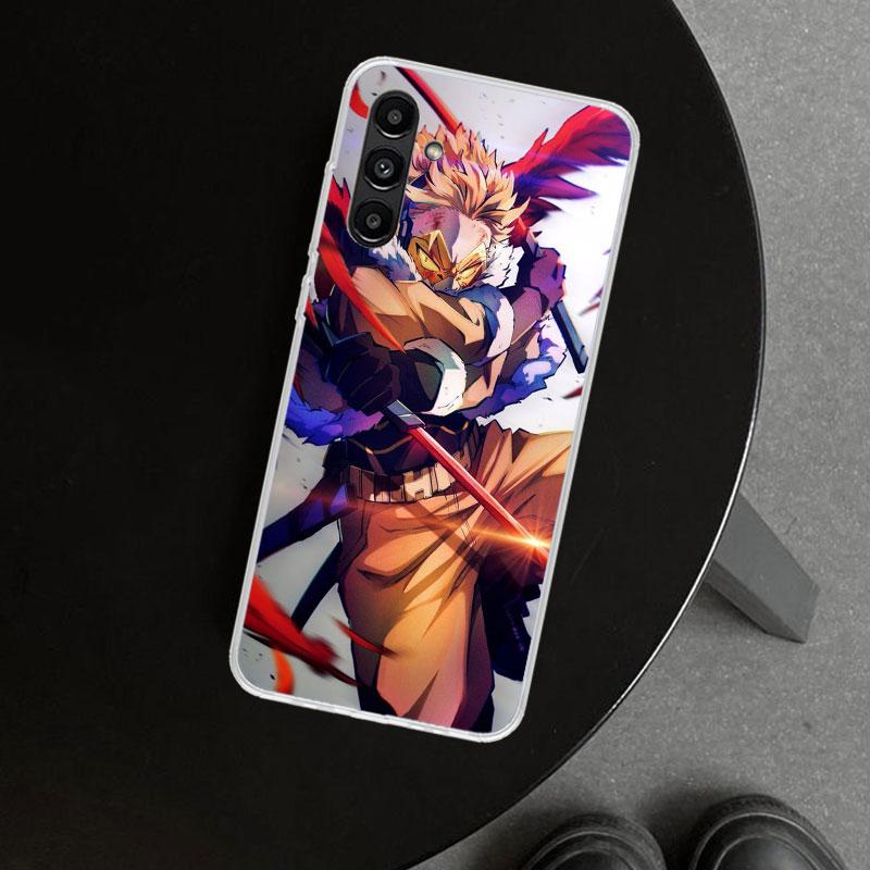 Hawks MHA My Hero A-Academy Phone Case Cover for Samsung Galaxy A17 A16 A26 A36 A56 A57 A37 A15 A25 A35 A55 A14 A24 A34 A54 A13