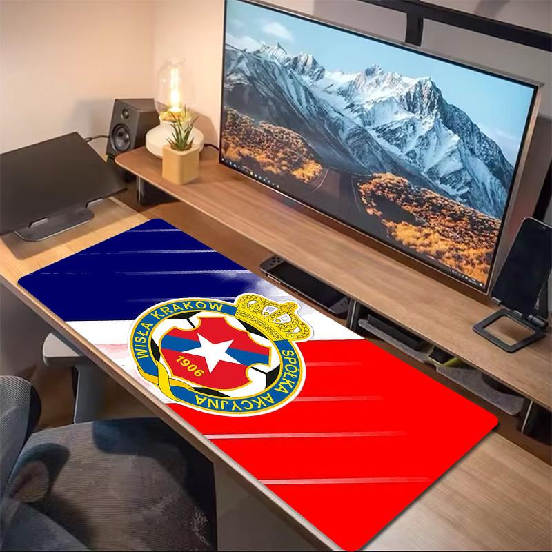 Red Star Belgrade Print Cushion Non-slip Laptop Tablet Big Mousepad XXL Mat Mini PC Playmat With Lock edge