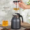 Fuguan 750ml Insulated Tea Pot with Glass Liner and Thermometer