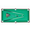 Folding Pool Table, 140cm Portable Billiards Tables, Foldable Space-Saving Entertainment Game Set Includes Ball, Cue, Rack, Chalk, Brush, Brown with