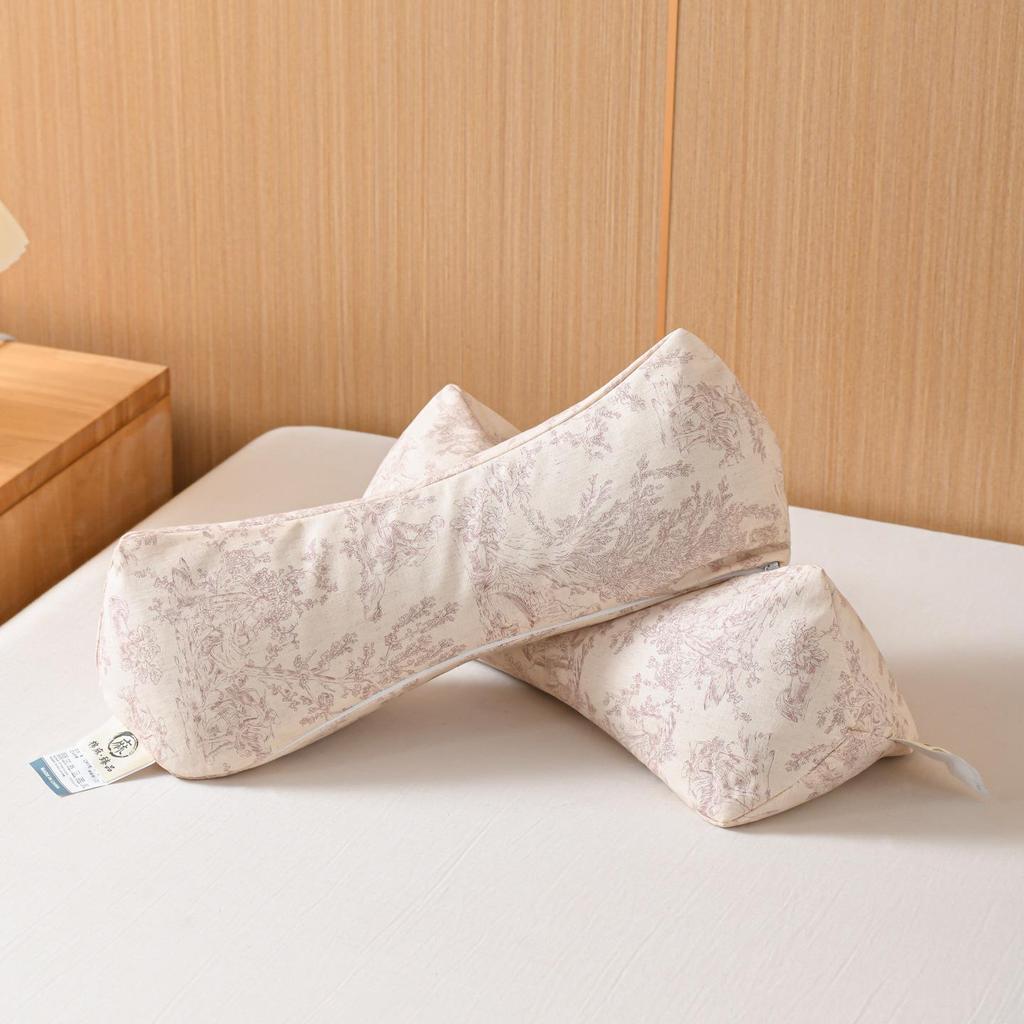 2026 Rustic Triangle Series Cotton-Linen Buckwheat Pillow Display Sample (Not for Purchase)