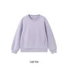 YEEHOO Girls' Solid Color Round Neck Sweatshirt