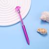 1 Pc Metallic Large Diamond Pen Fluent Writing Suitable for Office Work, Brushing Questions, Signing Writing, Diaries, Notes, Student Classroom Priz