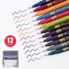 12 Pcs Soft pen point pen Calligraphy Sketch Brush Draw Hand Account Colour Pen