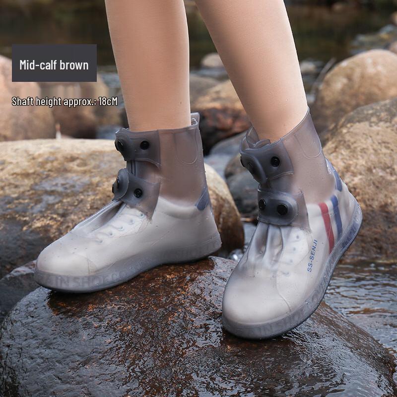 Hanyou Нескользящие Утолщенные Чехлы для Дождевой Обуви