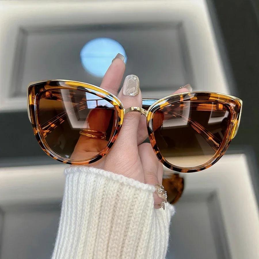 Stilvolle quadratische Sonnenbrille Damen Herren Klassische Retro Modebrille Lässig Weiblich Männlich