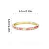 Traditional Flower Bangle Colorful Women's Hand Bracelet Vintage Cloisonne Bangle  Jewelry Gifts