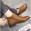 Women'S Boots Ankle Boots Women Fashion Round Toe Shoes Woman Keep Warm Ladeis Slip On Female Shoes Combat Boots For Women