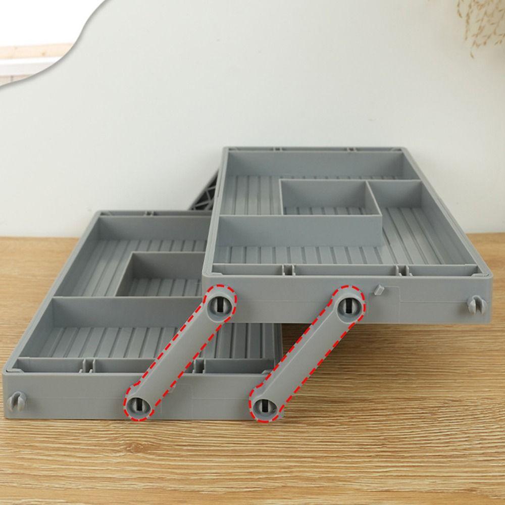 Foldable Jewelry Holder Organizer 2/3 Layer Folding Jewelry Storage Box Vanity Organizer