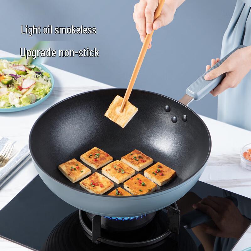 Chui Da Huang Gu Li 30cm Non-stick Smokeless Wok