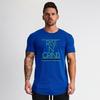 Do The Work  New Brand Cotton Men Summer Gym Sports Bodybuilding and Fitness Printed O-neck Slim Fit Tee Shirt Homme