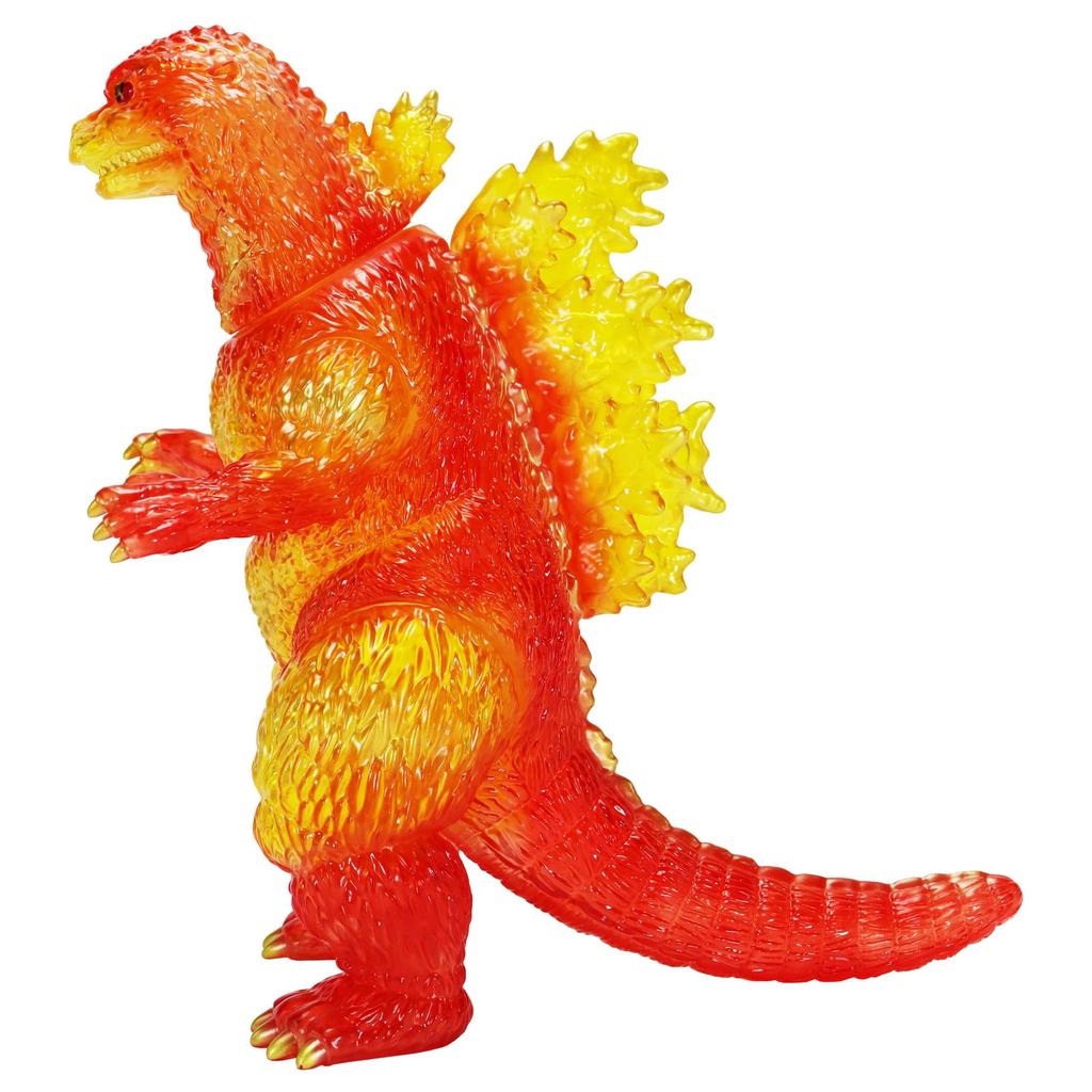 Character Content Production BIG Retro Soft Vinyl Series Godzilla Destoroyah Godzilla Burning Clear 250mm PVC Painted Complete Figure (CCP) vs. (1995)
