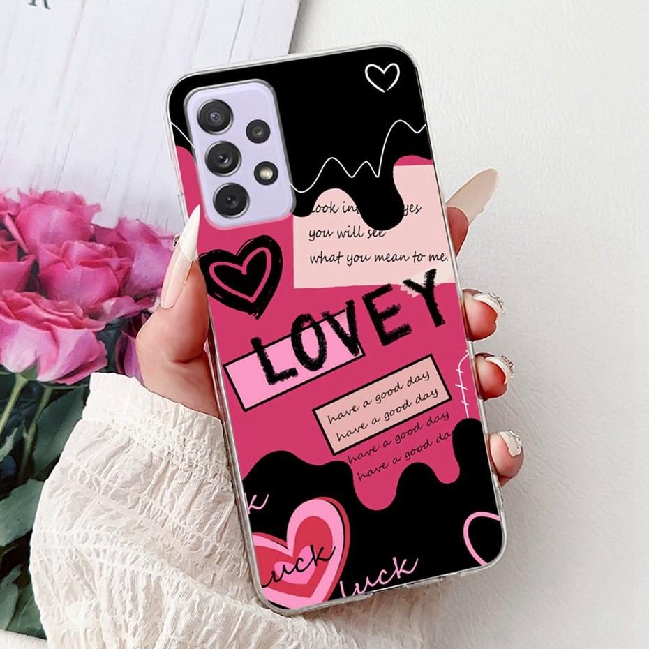 Modische Malerei Hülle Für Samsung Galaxy A72 A52 A52s 5G Weiche Silikon TPU Handyhüllen Für Samsung A72 A52 A52s Hüllen Stoßfänger