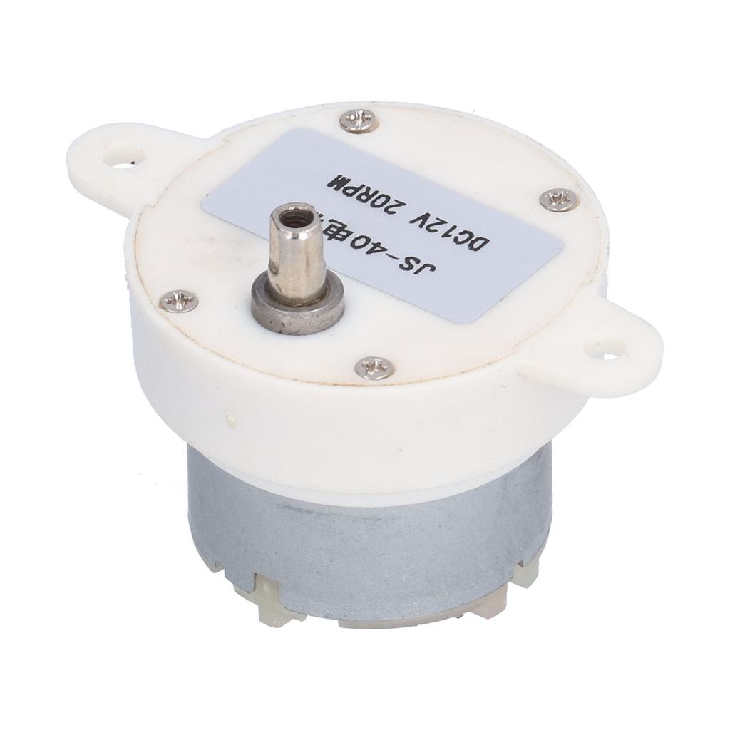 Getriebemotor Kunststoff Geschwindigkeitsreduzierung Getriebe DC 12V 20 U/min für Spielzeugausrüstung Maschinen JS?40