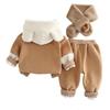 Kids Casual Long-Sleeve Set, Comfortable Daily Wear Outfits