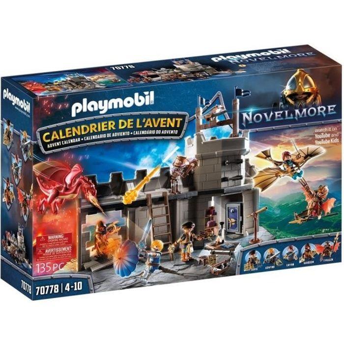 Calendrier De l'Avent PLAYMOBIL - Novelmore - 70778 - Pour Enfant - Vert
