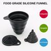 3 Pcs Kitchen Funnel Set, Silicone Collapsible Funnel for Kitchen Use Filling Bottles,Canning, Cooking and Water Powder Transfer
